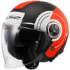 Ls2 of620 edler Disko-Jethelm Helm of620 edler Disko m bl rot weiß