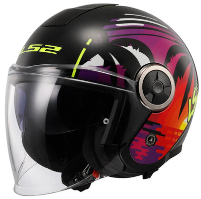 Ls2 Jethelm von 620 Classy Palm Helm von 620 Classy Palm S schwarz