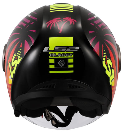 Ls2 Jethelm von 620 Classy Palm Helm von 620 Classy Palm S schwarz