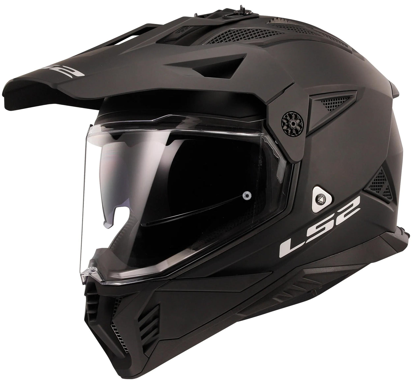 Ls2 Enduro-Helm MX702 Pioneer II Solider Helm MX702 Pawn. ii solid s mattschwarz
