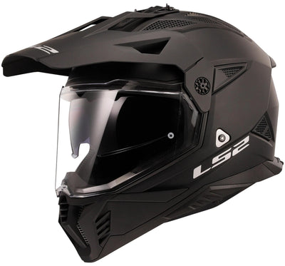 Ls2 Enduro-Helm MX702 Pioneer II Solider Helm MX702 Pawn. ii solid s mattschwarz