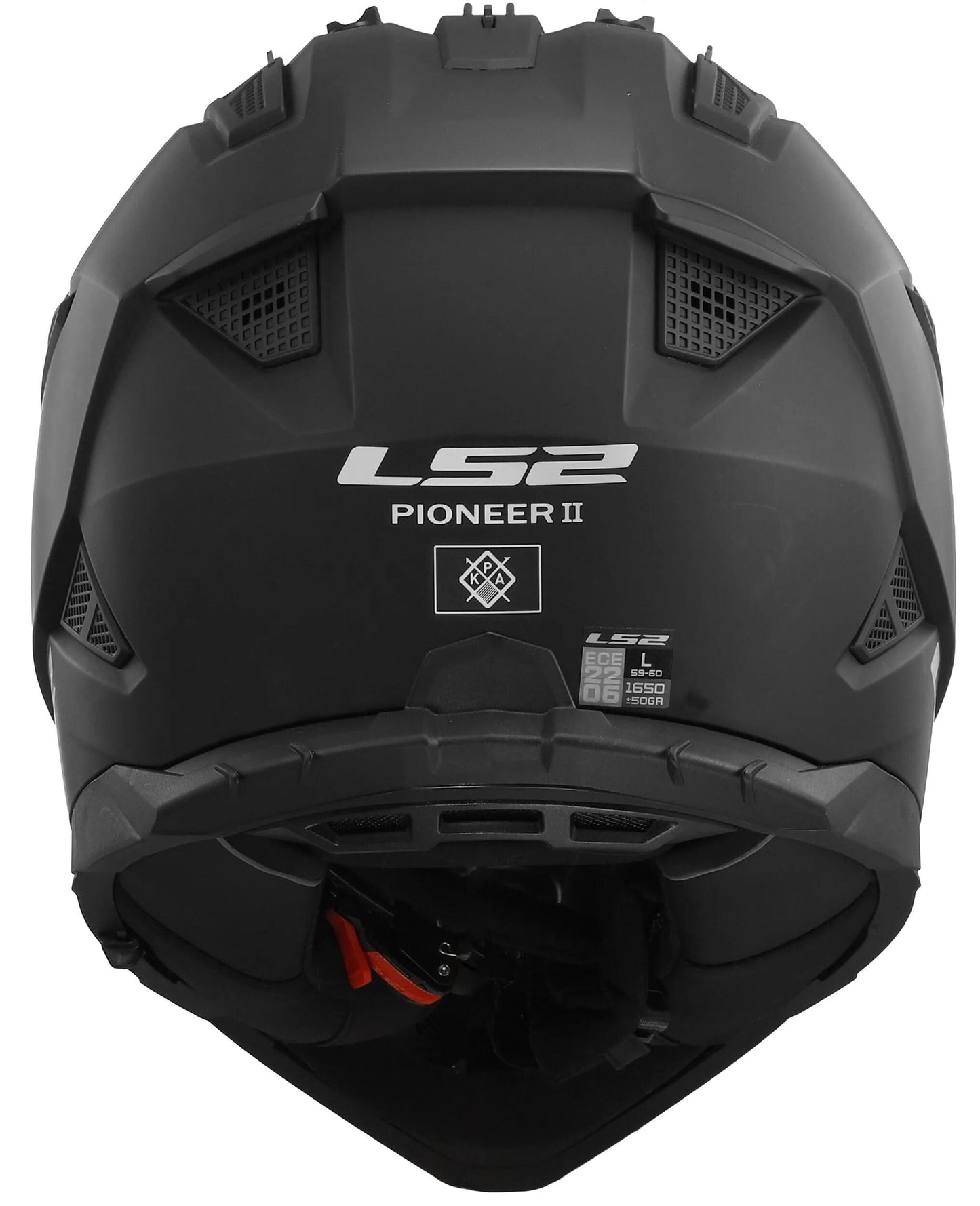 Ls2 Enduro-Helm MX702 Pioneer II Solider Helm MX702 Pawn. ii solid s mattschwarz