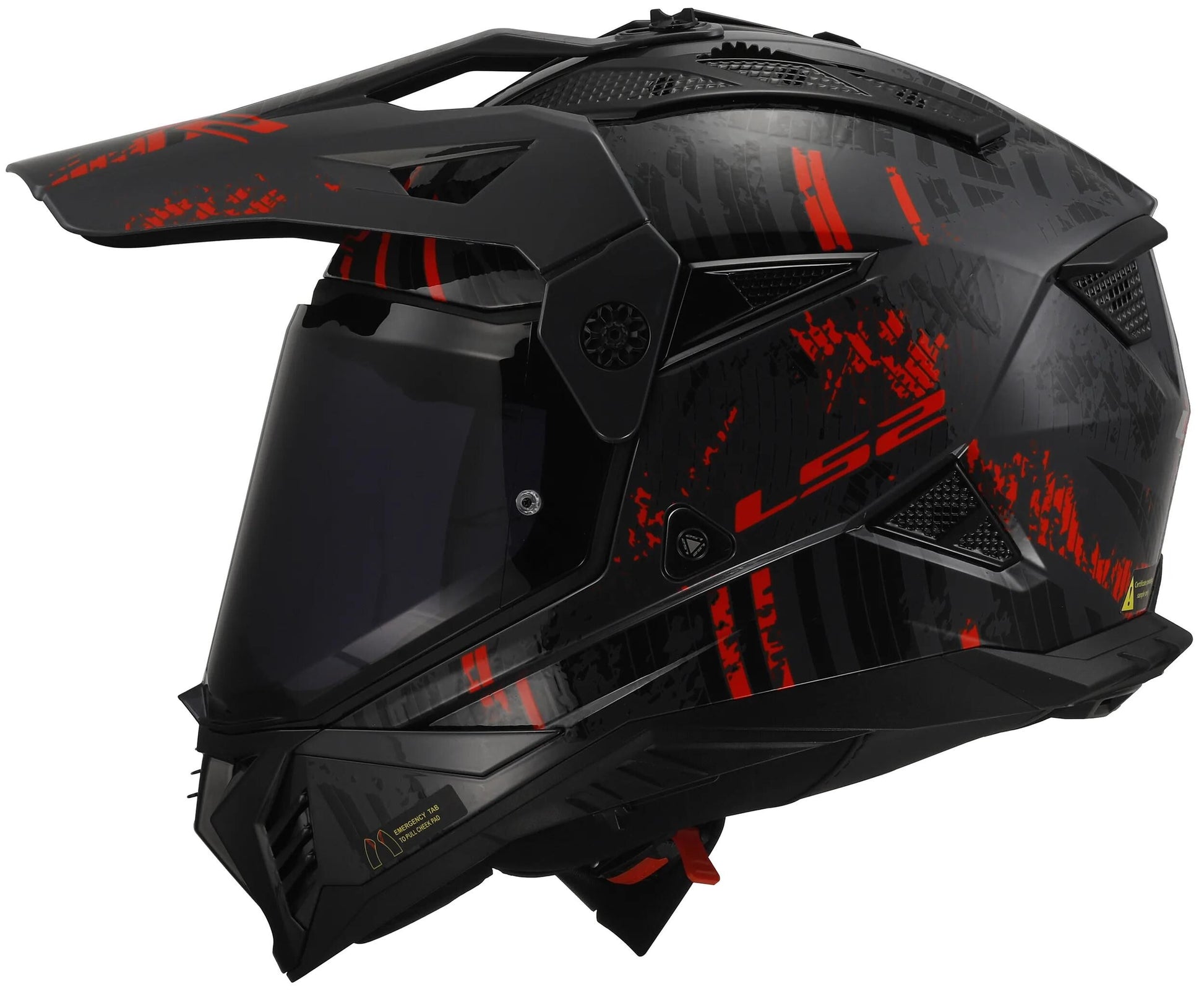 Ls2 Enduro-Helm MX702 Pioneer II Crazy. Helm mx702 Pawn.ii verrückt m bl. Hrsg