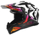 Ls2 Motocross-Helm MX708 Fast II Wash. Helm MX708 Fast II Wash XXL Bl. weiße Farbe.