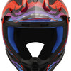 Ls2 Motocross-Helm MX708 Fast II Wash. Helm MX708 Fast II Wash XL Bl. rote Farbe.