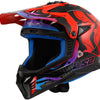 Ls2 Motocross-Helm MX708 Fast II Wash. Helm MX708 Fast II Wash XL Bl. rote Farbe.