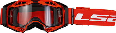 Ls2 Aura Enduro Motocross-Brille Brille Aura Enduro schwarz rot