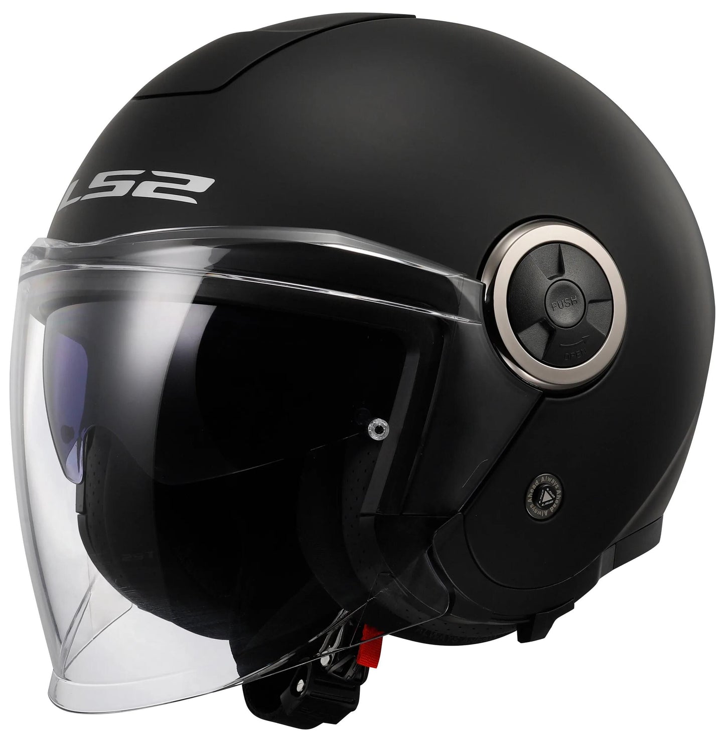 Ls2 of620 edler solider Jethelm Helm of620 edler solider mattschwarzer Gr. 3xl