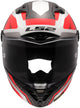 Ls2 Integralhelm FF805 Thunder Carbon GP Raute Helm FF805 Thunder GP Diamond White Red Gr.