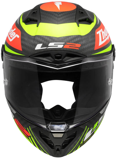 Ls2 Integralhelm FF805 Thunder Carbon GP Aero Replica schwarz. Helm FF805 Thunder GP Aero rep.schwarz s