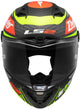 Ls2 Integralhelm FF805 Thunder Carbon GP Aero Replica schwarz. Helm FF805 Thunder GP Aero rep.schwarz l
