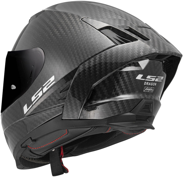 Ls2 Integralhelm FF807 Dragon Carbon Helm FF807 Dragon Carbon S Mattschwarz