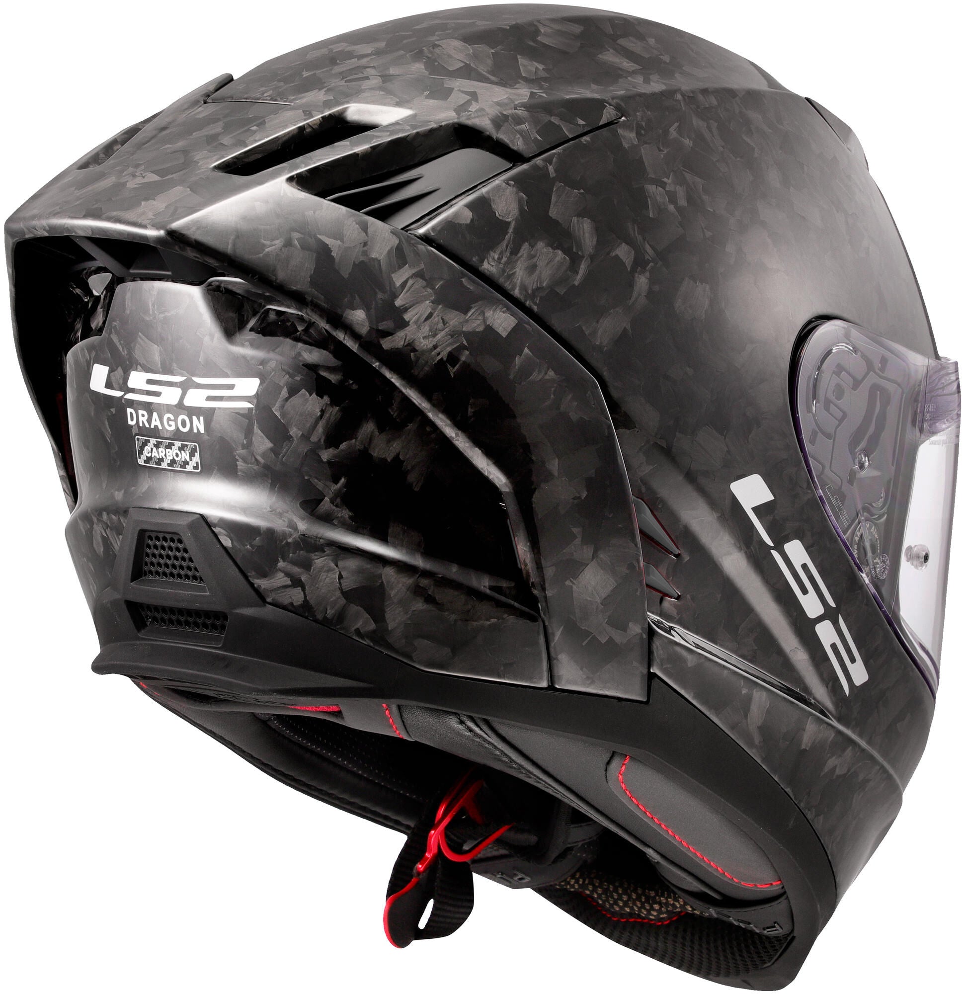 Ls2 Integralhelm FF807 Dragon Forged Helm FF807 Dragon Forged XXL Bl. grau