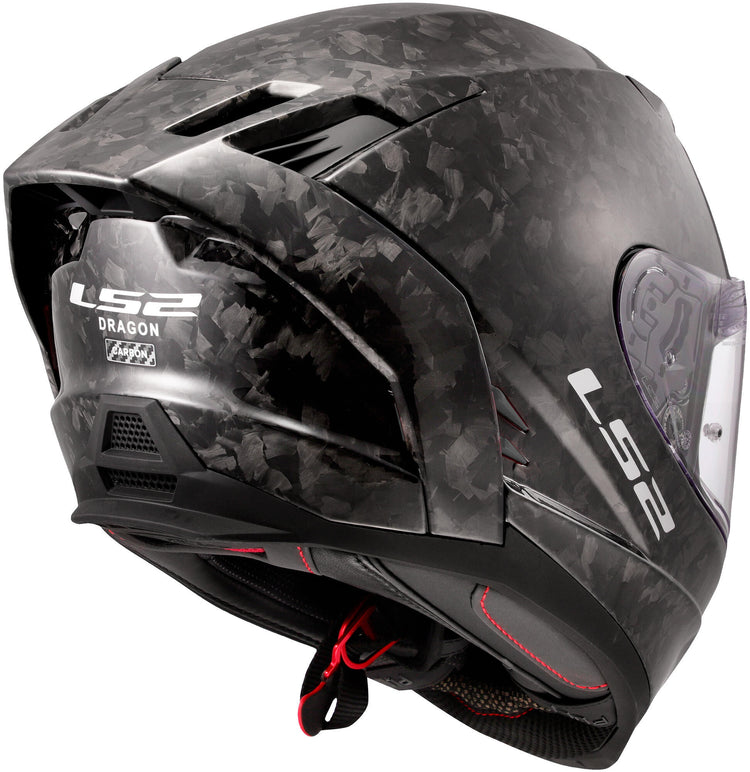 Ls2 Integralhelm FF807 Dragon Forged Helm FF807 Dragon Forged XXL Bl. grau