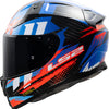 Ls2 Integralhelm FF811 Vector II Carbon Tantic. Helm FF811 Vector II Tantic M blau rot