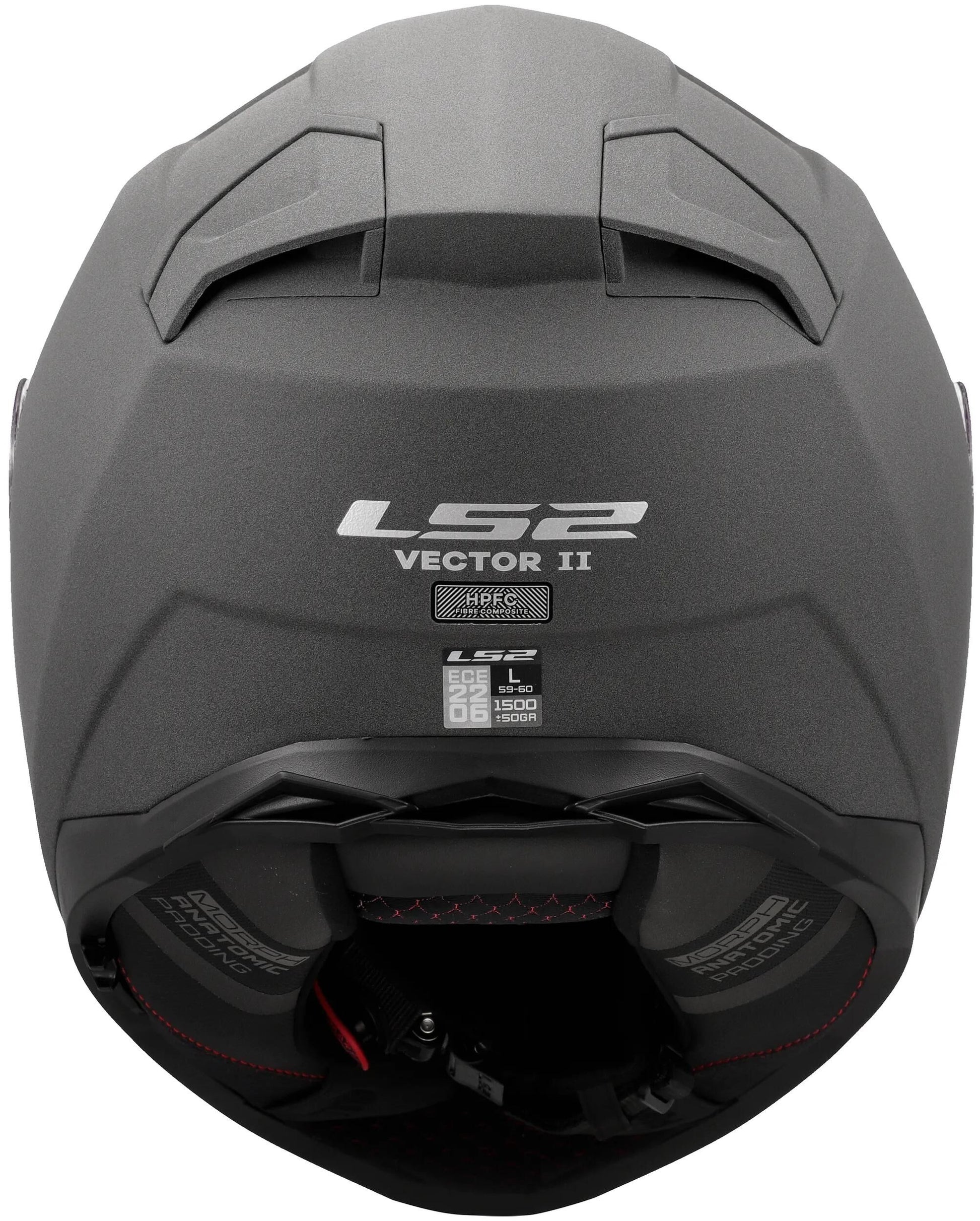 Ls2 Integralhelm FF811 Vector II Beton. Helm FF811 Vector II Beton matt 4xl