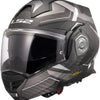 Ls2 Klapphelm FF901 Advant x Carbon Horizon. Helm ff901 advant x carb.hor.3xl bl sil-gr