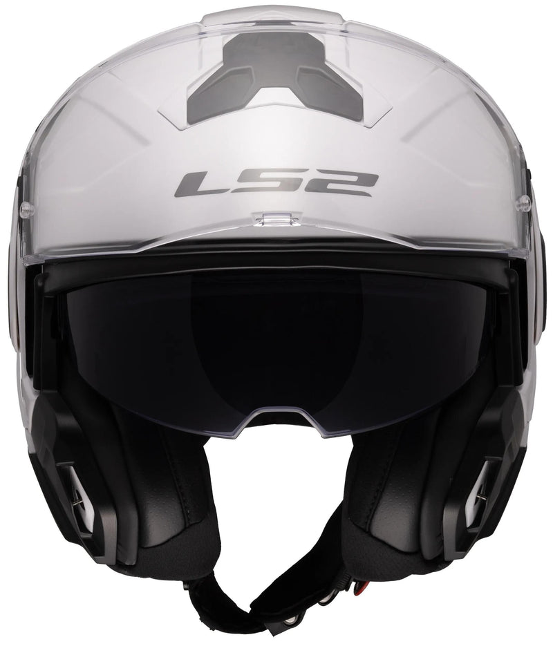 Ls2 Klapphelm FF910 Advant II Solid. Helm FF910 Advant II Solid M weiß