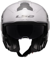 Ls2 Klapphelm FF910 Advant II Solid. Helm FF910 Advant II Solid XL weiß - afbeelding 1