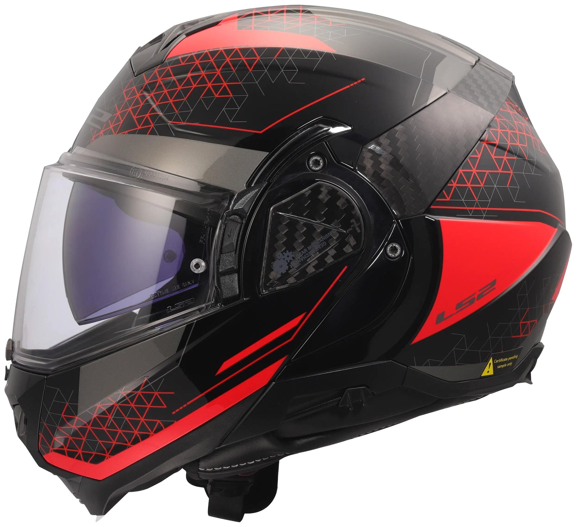 Ls2 Klapphelm FF910 Advant II Astral Helm FF910 Advant II Astral L schwarz rot