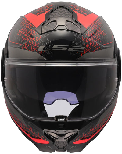 Ls2 Klapphelm FF910 Advant II Astral Helm FF910 Advant II Astral L schwarz rot