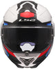 Ls2 Klapphelm FF910 Advant II Triple. Helm FF910 Advant II Triple XL wh blau rot