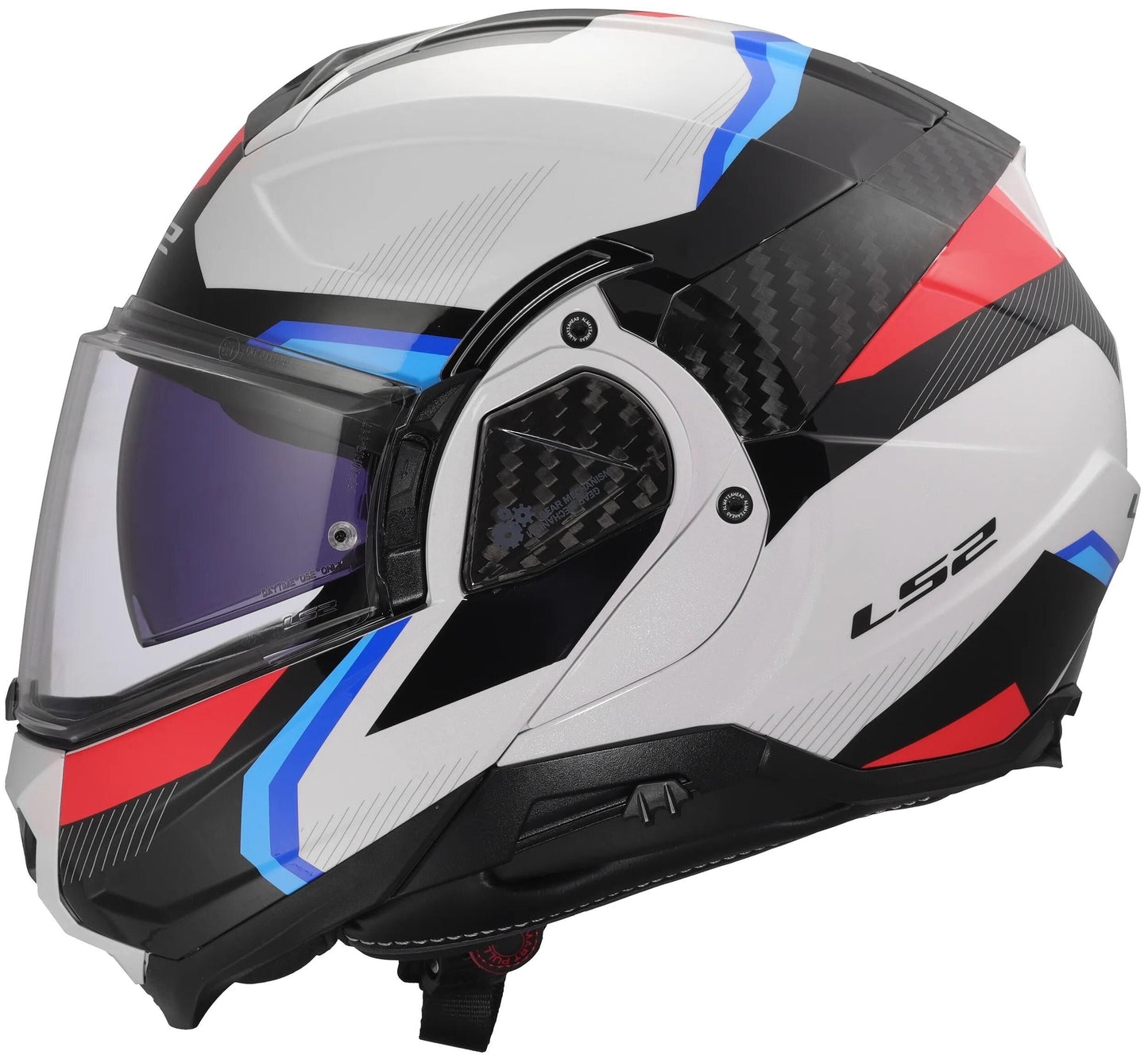 Ls2 Klapphelm FF910 Advant II Triple. Helm FF910 Advant II Triple 3xl wh blau rot