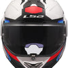 Ls2 Klapphelm FF910 Advant II Triple. Helm FF910 Advant II Triple 3xl wh blau rot