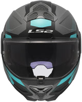 Ls2 Klapphelm FF910 Advant II Triple. Helm FF910 Advant II Triple XL Gr Blau Rot - afbeelding 1