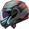 Ls2 Klapphelm FF910 Advant II Triple. Helm FF910 Advant II Triple XXL Gr Blau Rot