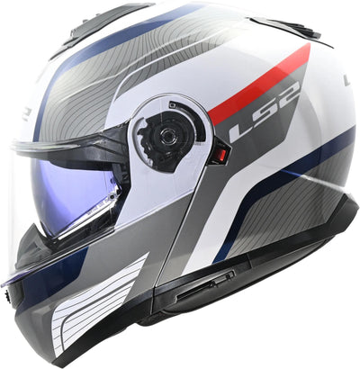 Ls2 Klapphelm FF908 Strobe II Monza Helm FF908 Stro.II Monza XL wh blau rot