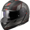 Ls2 Klapphelm ff908 Strobe II Code. Helm ff908 Stroh. II Code XL schwarz grau matt