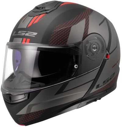 Ls2 Klapphelm ff908 Strobe II Code. Helm ff908 Stroh. II Code XL schwarz grau matt
