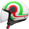 Ls2 of558 Sphere Lux II Urby Jethelm Helm of558 Sph. lux ii urby wh grün rot l