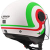 Ls2 of558 Sphere Lux II Urby Jethelm Helm of558 Sph. lux ii urby wh grün rot l