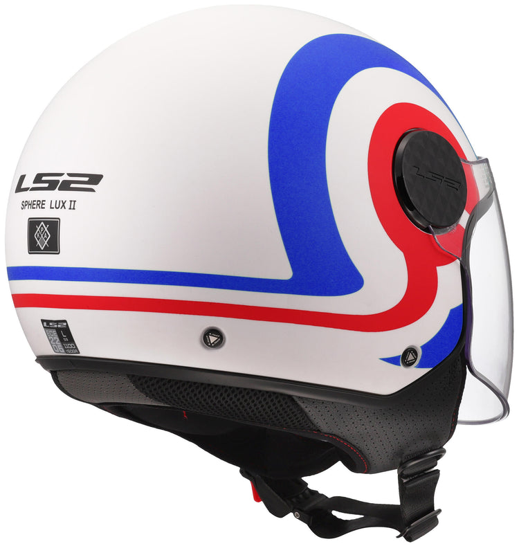 Ls2 of558 Sphere Lux II Urby Jethelm Helm of558 Sph. lux ii urby wh blau rot l