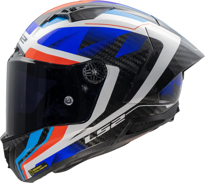 Ls2 Integralhelm FF805 Thunder Carbon GP Diamond Helm FF805 Thunder GP Diamond Blau Rot Gr. m