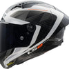 Ls2 Integralhelm FF805 Thunder Carbon GP Diamond Helm FF805 Thunder GP Raute S Weiß Grau