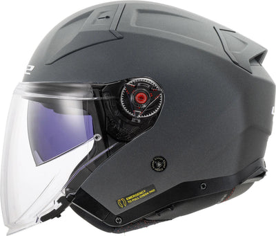 Ls2 of603 Infinity II Concrete Jethelm Helm Infinity II Concrete Matt Gr. m