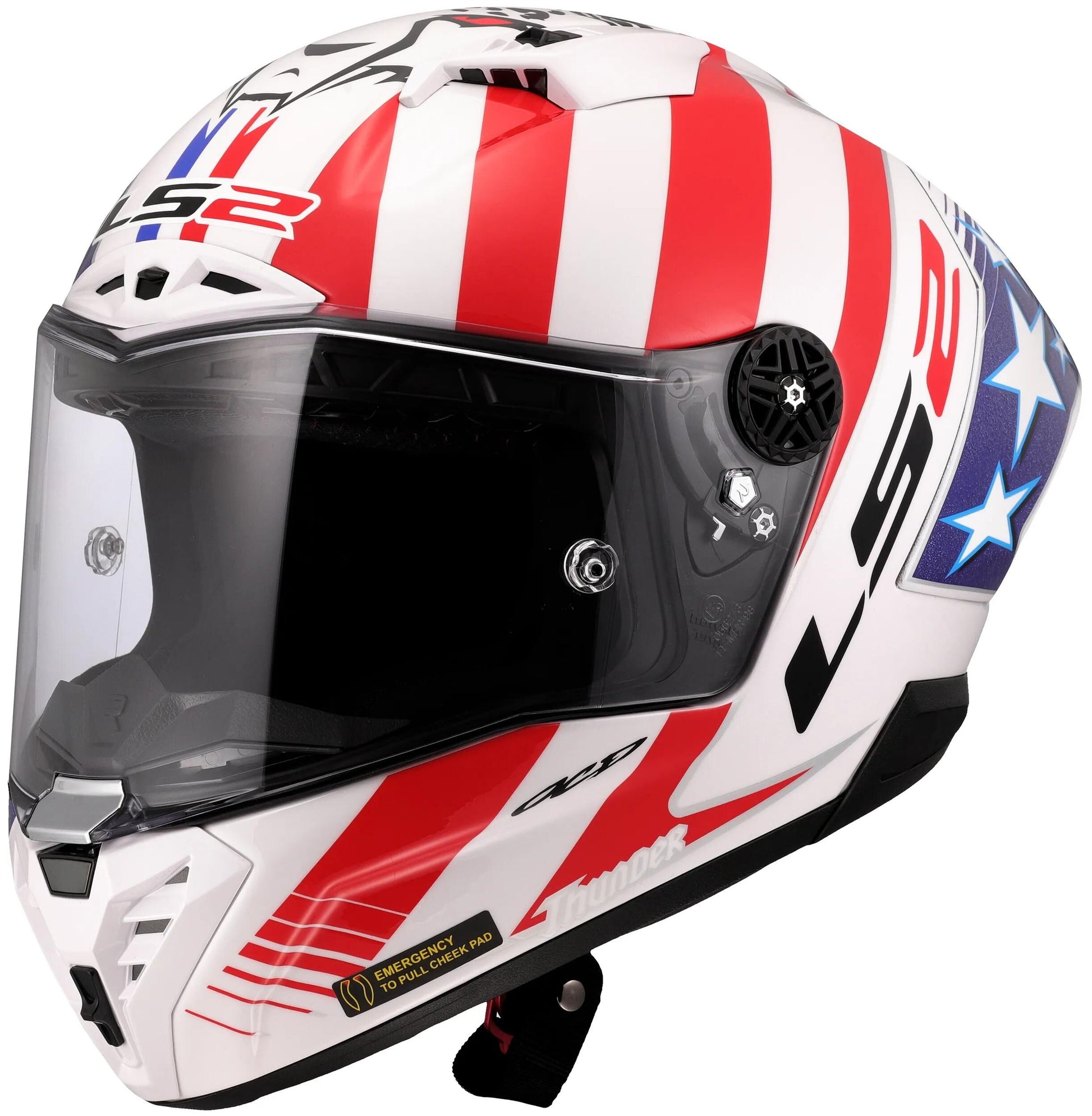 Ls2 Integralhelm FF805 Thunder Carbon GP Aero Replica Baz. Helm FF805 Thunder GP Aero Rep. baz m