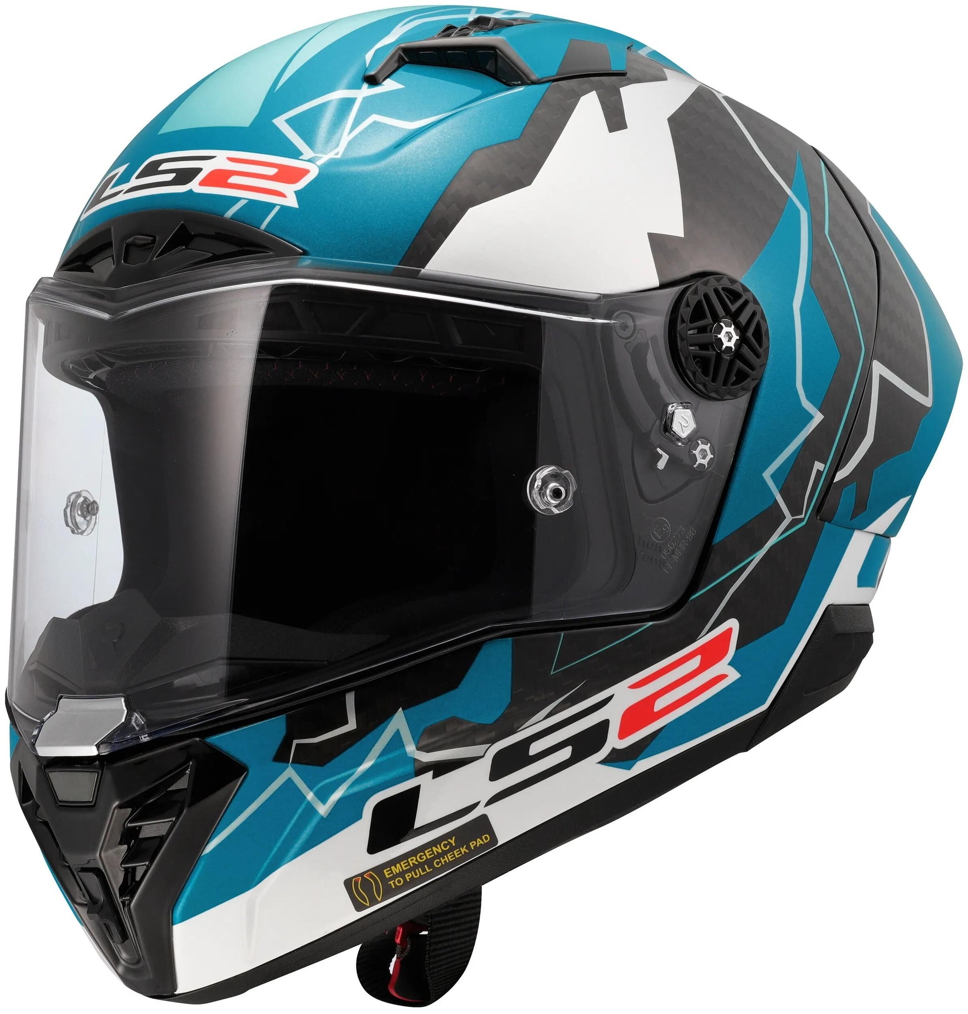 Ls2 Integralhelm FF805 Thunder Carbon GP Aero Replica Huertas. Helm FF805 Thunder GP Aero Rep. Huertas xxl