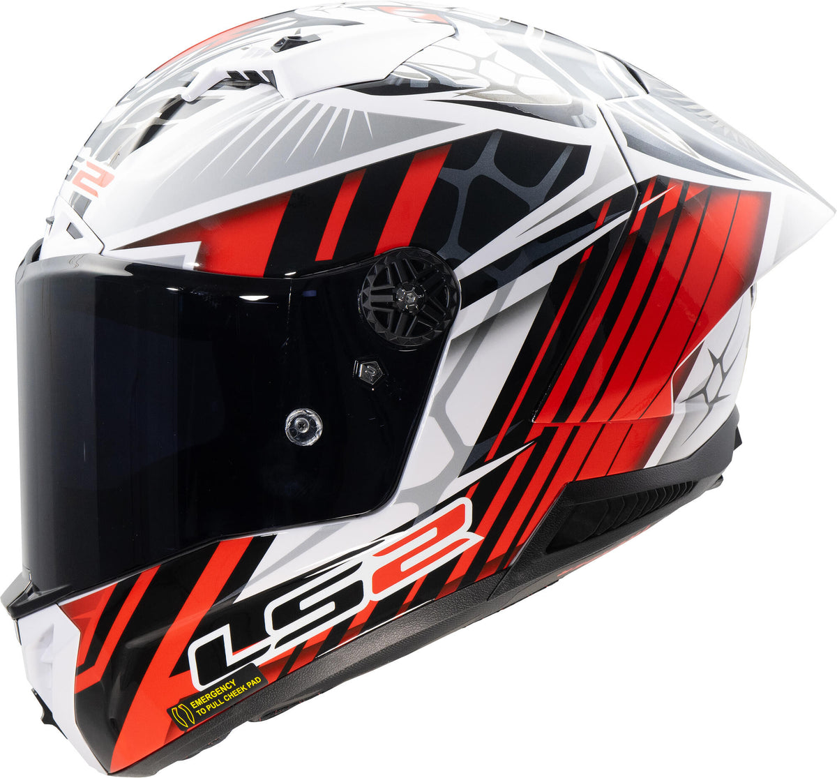 Ls2 Integralhelm FF805 Thunder Carbon GP Aero Replica Perolari. Helm FF805 Thunder GP Aero Rep. perolari xl
