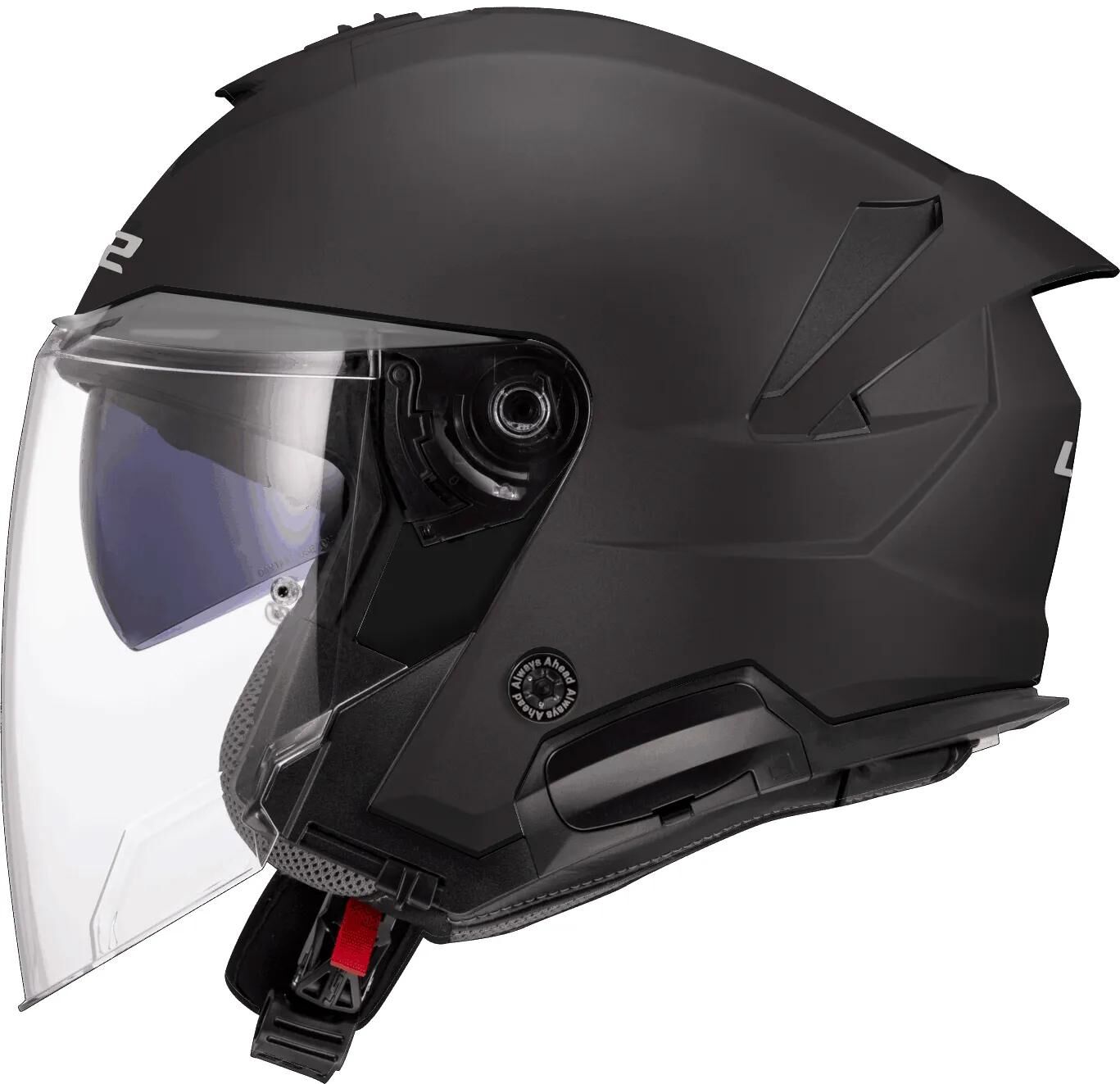 Ls2 Jethelm von 618 Verso II Solid Helme von 618 Verso I Solid Black Matt Gr. xl