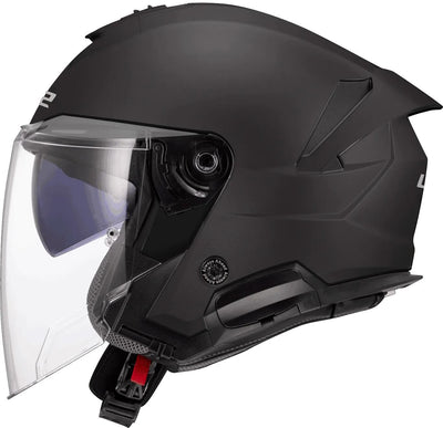 Ls2 Jethelm von 618 Verso II Solid Helme von 618 Verso I Solid Black Matt Gr. xl