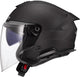 Ls2 Jethelm von 618 Verso II Solid Helme von 618 Verso I Solid Black Matt Gr. xl