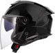 Ls2 Jethelm von 618 Verso II Solid Helme von 618 Verso I Solid Black Gr. xxl