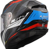 Ls2 Integralhelm FF811 Vector II Carbon Savage. Helm ff811 Vektor i c savage weiß bl rot xs