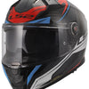 Ls2 Integralhelm FF811 Vector II Carbon Savage. Helm ff811 Vektor i c Savage weiß bl rot xl