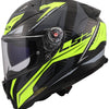 Ls2 Integralhelm FF811 Vector II Carbon Savage. Helm ff811 Vektor i c Savage h-v gelb xs