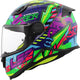 Ls2 Kinder-Integralhelm FF812 Kid Svent. Helm Kind FF812 Sven Blau Grün Gr. l